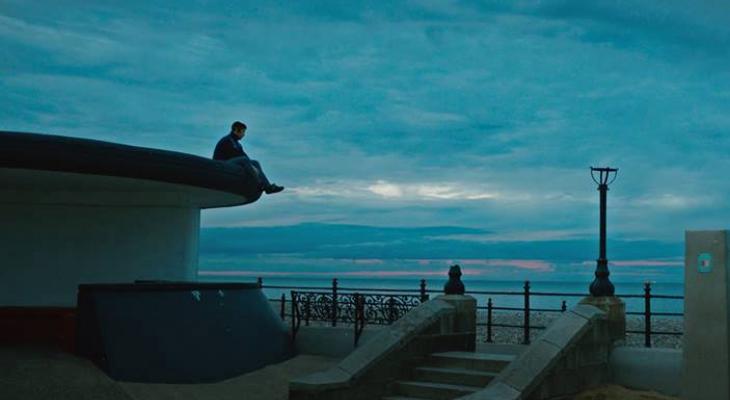 Man sitting on roof