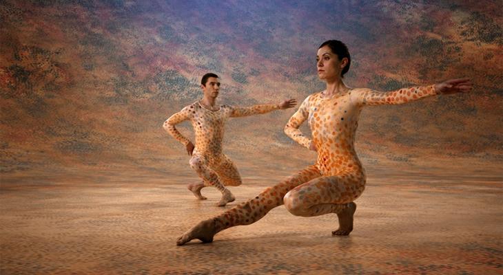 Two people dancing