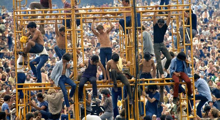 Crowd at Woodstock