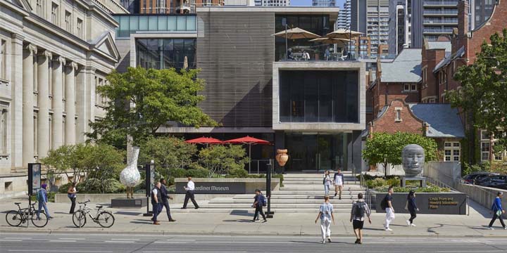 Exterior of the Gardiner Museum