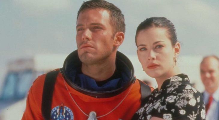 Ben Affleck and Liv Tyler in Armageddon.