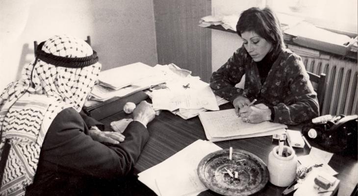 Two people sitting at a table