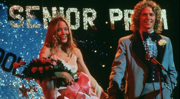 Sissy Spacek and William Katt at the senior prom