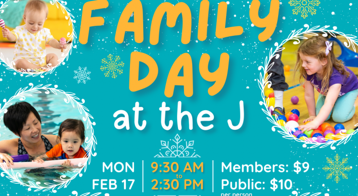 a bunch of little photos of past children having fun with various programs at the mnjcc, with time and date info for the event, along with some programming listed.