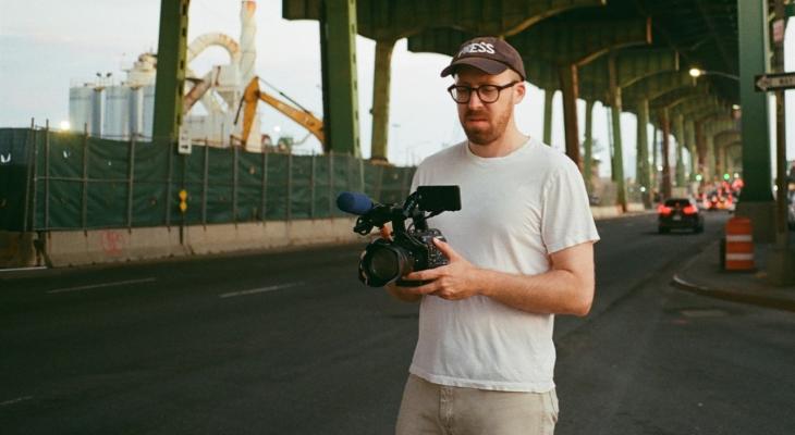 a person with a camera