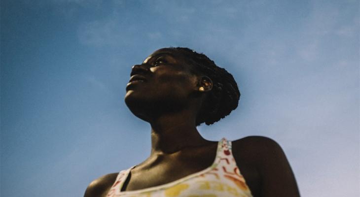Person looking at the sky