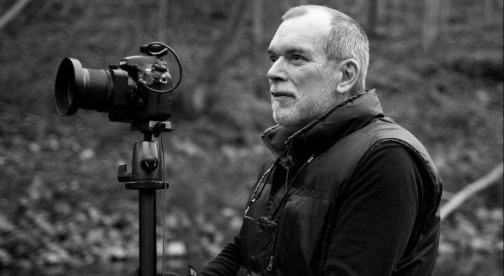 Robert Burley with camera