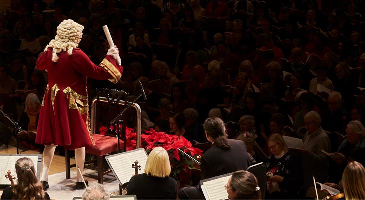 Mr Handel leading Sing-Along Messiah