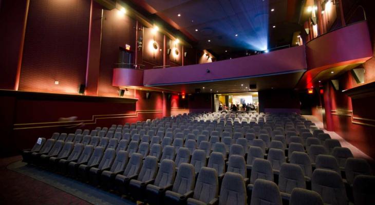 The interior of the Ted Rogers Hot Docs Cinema.