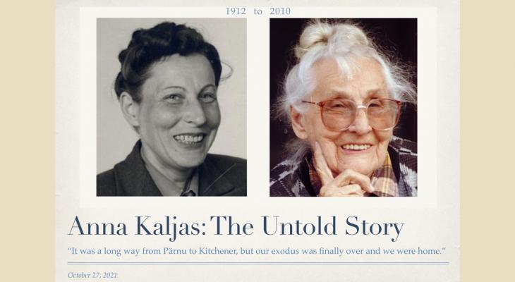 Dwight Storring on making the documentary “Anna Kaljas: The Untold Story”