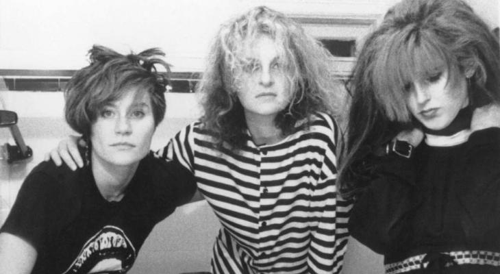 Portrait of three members of Fifth Column.