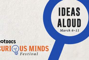 Curious Minds Festival logo with magnifying glass
