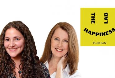 two women smiling