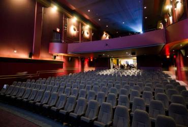 The interior of the Ted Rogers Hot Docs Cinema.