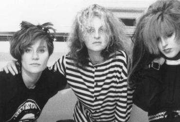 Portrait of three members of Fifth Column.